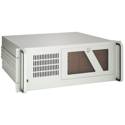 Axiomtek AX61400 4U Rackmount chassis for Full-size SBC & ATX Motherboard, black or beige, w/o power supply